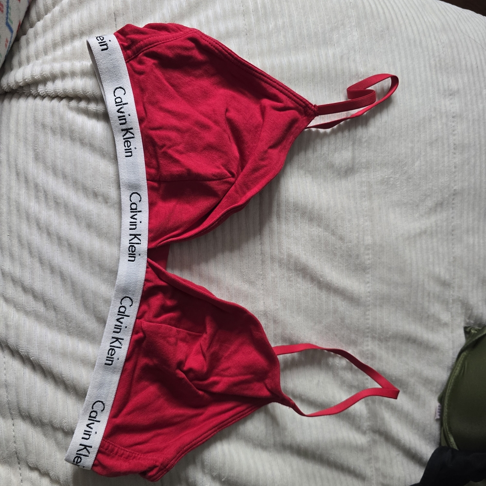 Calvin Klein Red Bralette